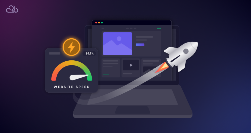 - Rapyd.cloud Blog A visual of a speedometer-style gauge showing a high-performance website loading smoothly on a screen