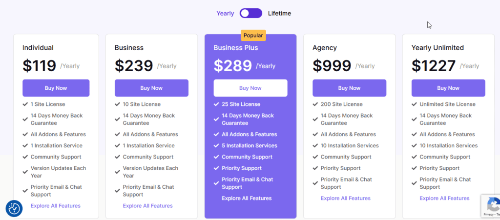 Academy LMS Pricing
