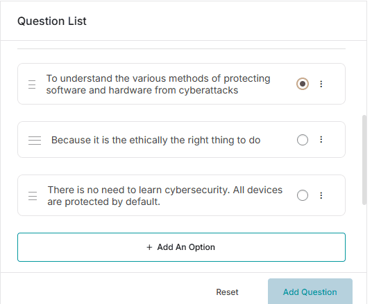 Academy LMS Questions