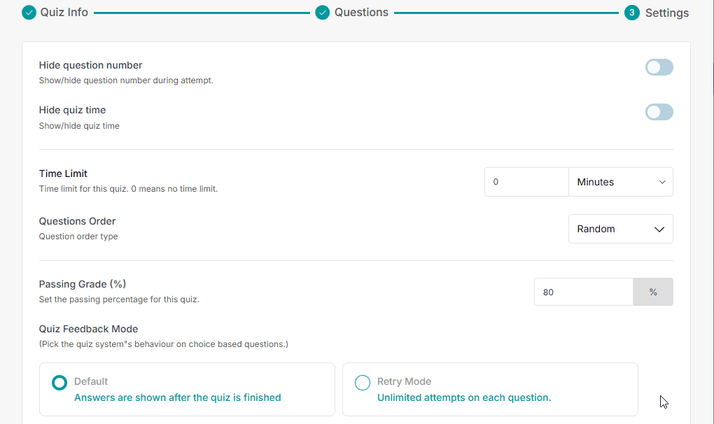 Academy LMS Questions