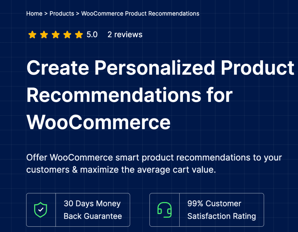 WooCommerce Product Recommendations