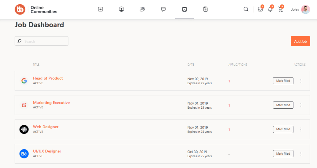 BuddyBoss Job Board
