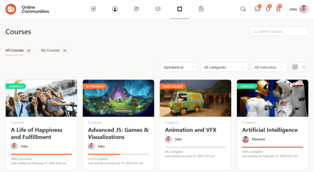 BuddyBoss Courses