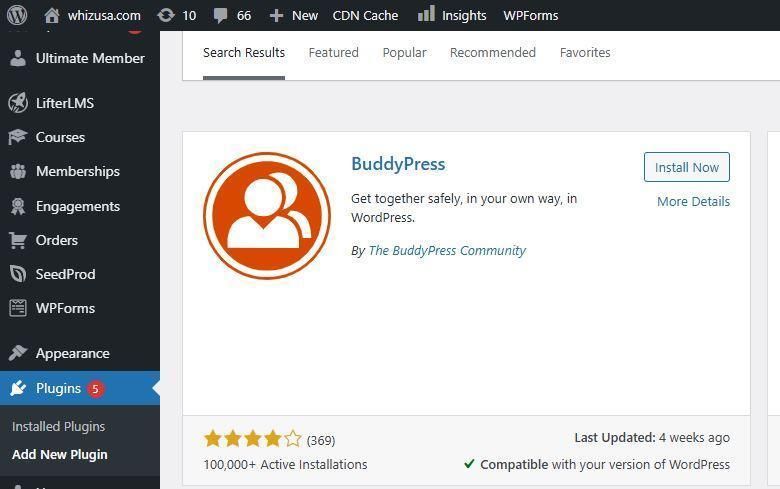 Buddypress-Review-Plugin