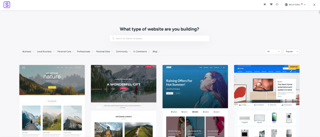 Astra Theme Onboarding
