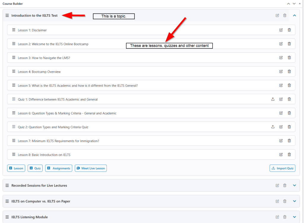 Course Builder on Tutor LMS
