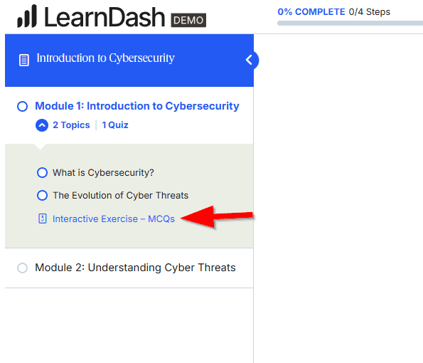 LearnDash Quiz