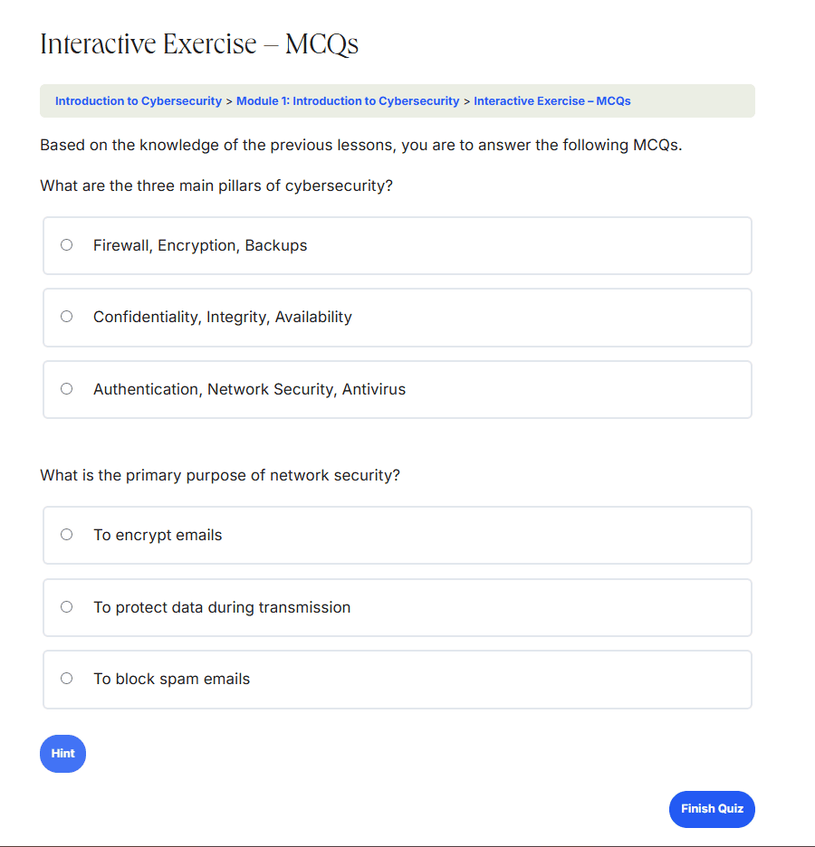 LearnDash Quiz