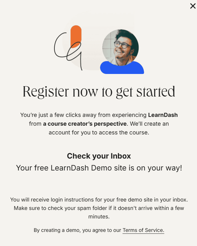 LearnDash Registration