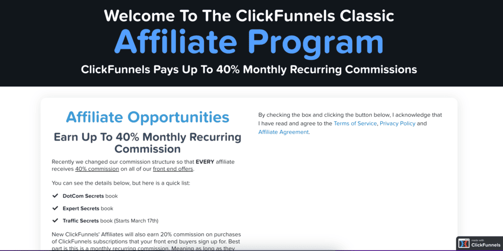 ClickFunnels Affiliate Program