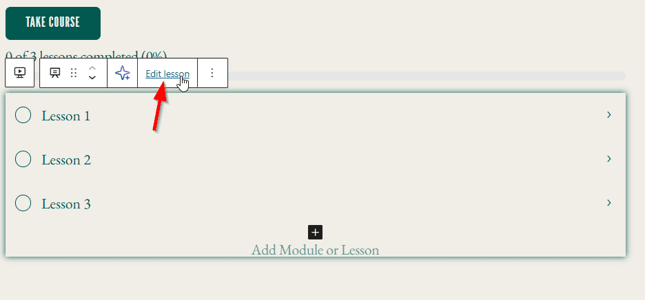 Sensei LMS Lessons