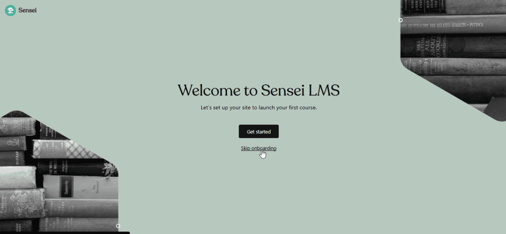 Onboarding Sensei LMS