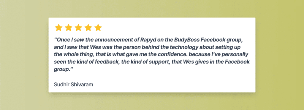 Customer Story of Sudhir Shivaram