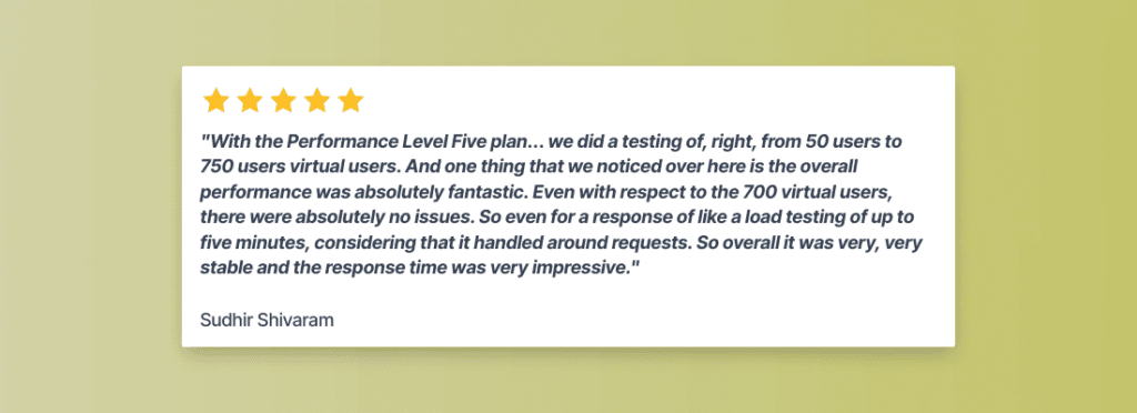 Customer Story of Sudhir Shivaram