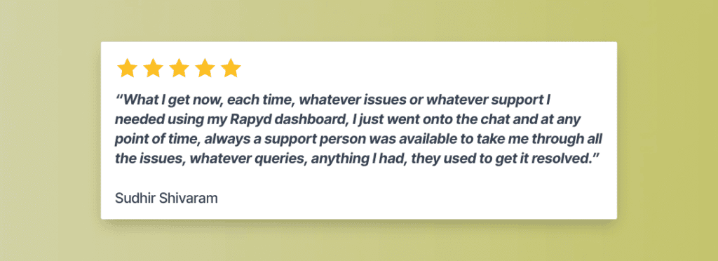 Customer Story of Sudhir Shivaram