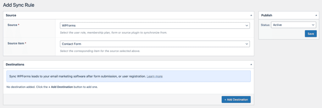 Sync Rules on FuseWP