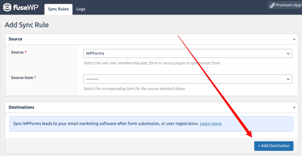 Sync Rules on FuseWP