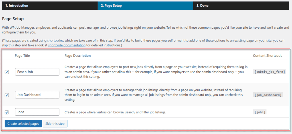 Page Setup
