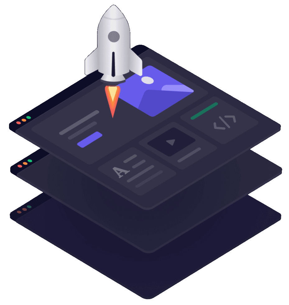 High performance server illustration